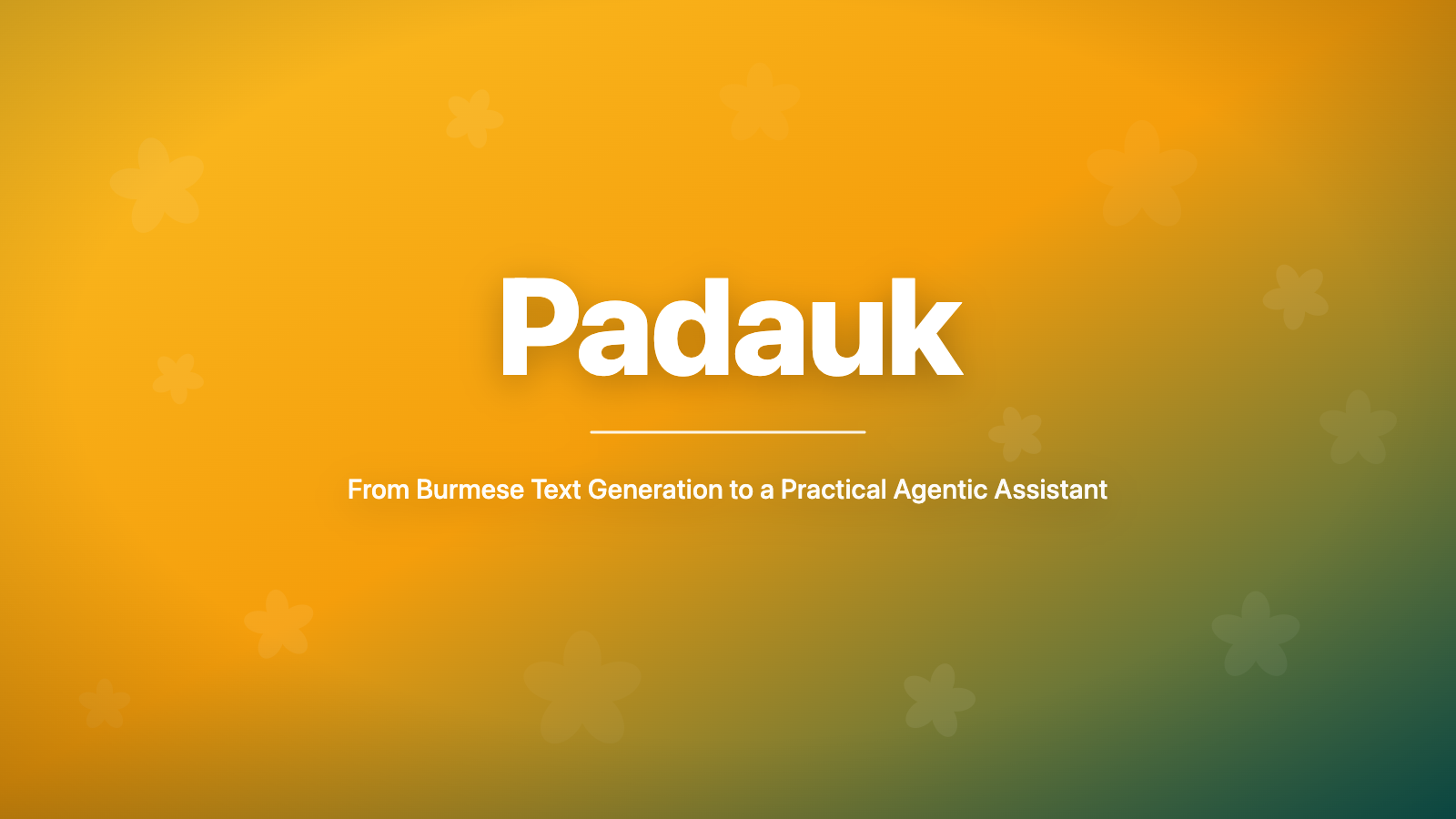Padauk Burmese AI assistant hero